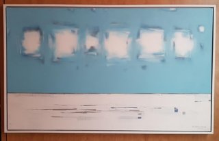 MARSHMALLOW SKIES MEMORIES 36X60"