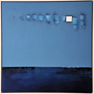 MEANDERING MOON 36X36"