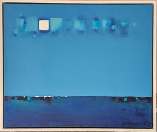 BY THE LIGHT OF THE MOON 20X24" $775 (Includes frame)