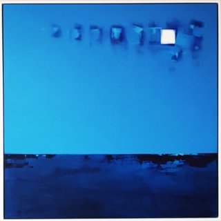 FLY ME TO THE MOON 40X40" $2600 (Includes frame)