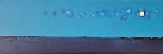 MARSHMALLOW MOON 20X60" $1800 (Includes frame)