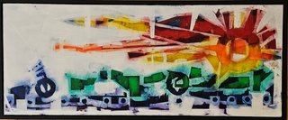 I CANT TAKE MY EYES OFF YOU 16X40" $1100 (Includes black frame)