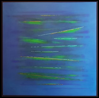 IN THE AIR 40X40 $2500 (Includes black frame)