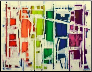 POUR ME A RAINBOW 36X48" $2800 St Germain Gallery