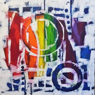 RAINBOW DROPS 24X24 $995