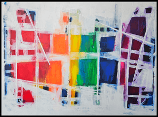 ITS A MAGICAL WEB WE SHOULD WEAVE 30X40 $1800 BluDog Gallery