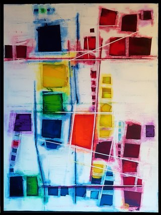 RAINBOW CIRCUS 36X48"