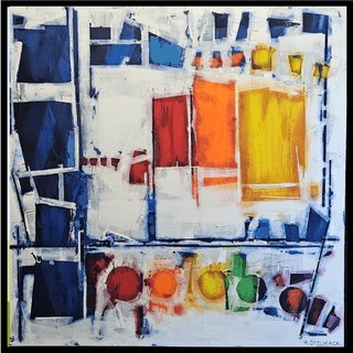 HERE COMES THE SUN 48X48" (Includes frame) $3500